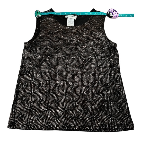 Connected Top Cold Shoulder Party Shiny Glitzy Metallic Cocktail Party Medium - Picture 10 of 15